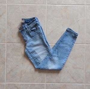 Light Wash Garage Skinny Jeans